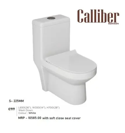 C717 One Piece Toilet Seat