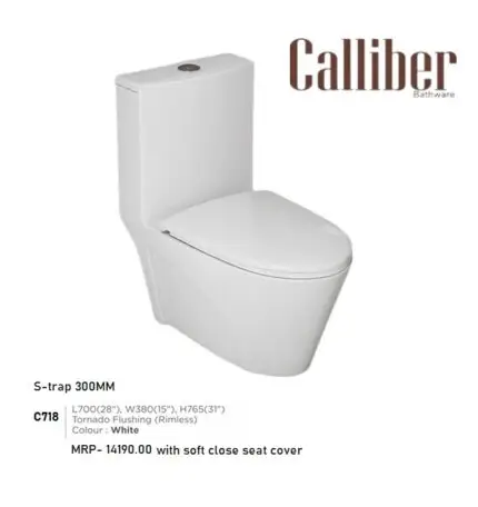C718 One Piece Toilet Seat