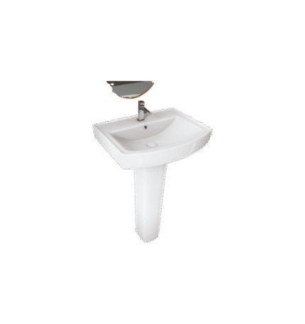 C743 Basin With Pedestal