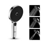 C531 Hand Shower with 1.5 meter Shower Hose Pipe & Hook | Handheld Shower| 3 in 1 Multi Functional Shower Head |Bathroom Shower - Image 3