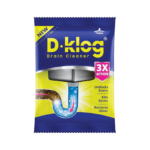 D-Klog Drain Cleaner Powder (45g x 1 Units), Removes Clogs, Blockages in Washbasin, Septic Tank, Sinks, Pipes within 30 mins | Drain expert | Sink cleaner| Toilet Cleaner