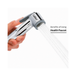 C1321 Health Faucets 1 Meter SS Flexible Tube | Hook | 1 Year Warranty