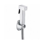 C1324 Brass Square Health Faucets 1 Meter SS Flexible Tube | Hook | 1 Year Warranty