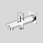 C133 Gold Wall Spout With Tip-Ton | Bathroom, Brass with Chrome Finish