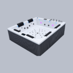 Jacuzzi Bathtub 6 Setter Big Size  2000 x 2000 x 700mm