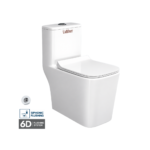 C1012 One Piece 6D Tornado Flushing (Rimless) Toilet Seat