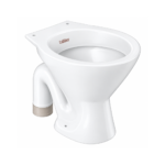 C762 Floor Mount EWC Ceramic Commode | Modern Western Toilet Seat Cover