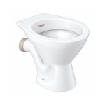 C763 Floor Mount EWC Ceramic Commode | Modern Western Toilet Seat Cover