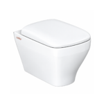C802 Wall Hung Rimless Toilet Seat Cover With Duraplast Seat Cover