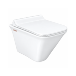 C817 Wall Hung Rimless Toilet Seat With PP Seat Cover