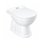 C827 Floor Mount EWC Ceramic Commode | Modern Western Toilet Seat Cover