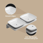C112W Double Small Square Soap Dish - Image 6