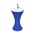 9006 Damru Premium Ceramic’s Designer Pedestal Wash Basin Elegent Look Bathroom/Living room