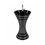 9010 Damru Premium Ceramic’s Designer Pedestal Wash Basin Elegent Look Bathroom/Living room