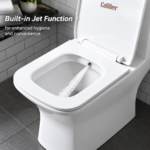 C2015 Wall Hung Rimless Toilet Seat With Duraplast Seat Cover With Inbult Jet - Image 2