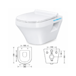 SW01 Wall Hung Wash Down Toilet Seat Cover - Image 2