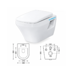 SW05 Wall Hung Wash Down Toilet Seat Cover - Image 2