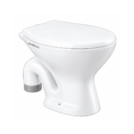 SE01 Floor Mount EWC Ceramic Commode | Modern Western Toilet Seat Cover