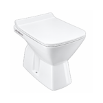 SE03 Floor Mount Square Concealed EWC Ceramic Commode | Modern Western Toilet Seat Cover